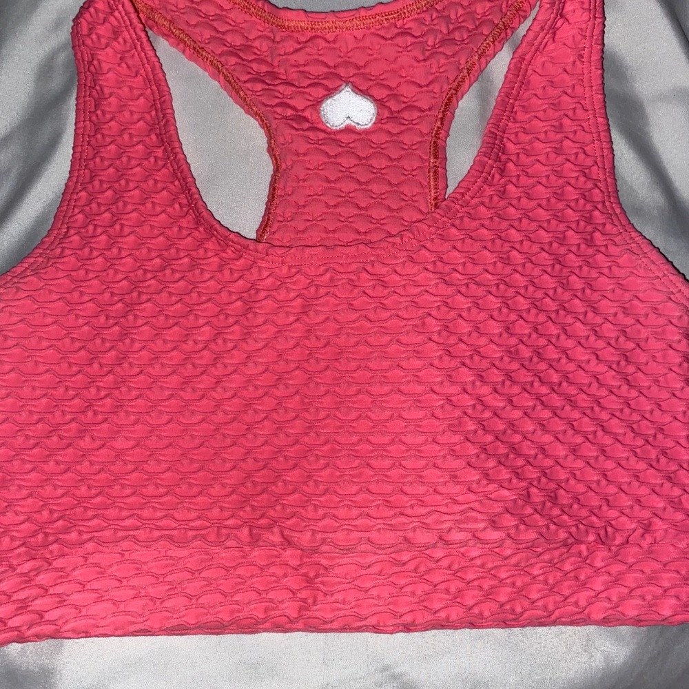 Booty by brabants coral croco skin top